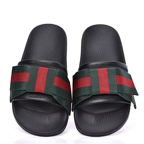 gucci bow slides cheap|expensive gucci slides.